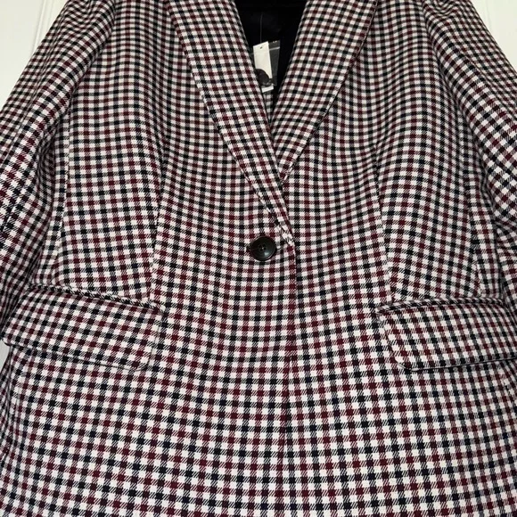 Madewell The Alston Plaid Blazer Jacket - Picture 6 of 16